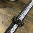 Rarities Carol Brodie Black Spinel Triple Ring 6 — photo 4