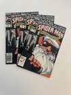 The Spectacular Spider-Man #112 Santa Claus Cover (1986 Marvel Comics) Lot of 3