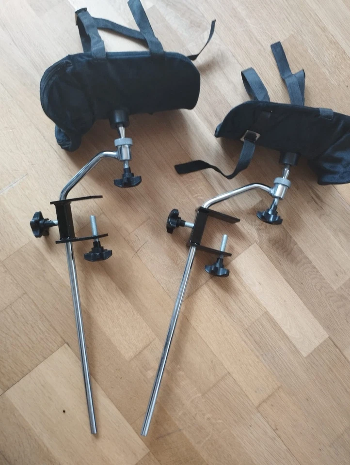 Accesorios de mesa quirúrgica Premium Juego de soportes para piernas examen acoplable Foto 4 de 4