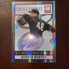 2013 Panini Elite Extra Edition Elite Series Autograph Hunter Harvey #d /149 Z13