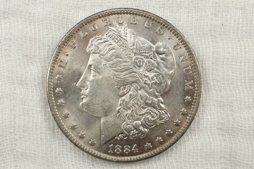 NobleSpirit Very Choice BU 1884 O Morgan Silver Dollar Beautiful Luster