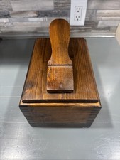 Kiwi Select Shoe Shine Valet Wooden Box Includes Kiwi Horsehair Brushes, Shine