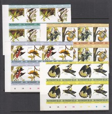 INVERTED CENTER - St Vincent BIRDS Issue (Mint Never hinged)