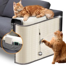 Cat Couch Protector, Fits on Either Arm Rest, Cat Scratch Furniture Protector