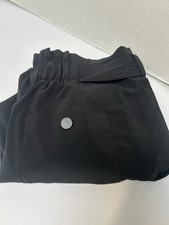 Athleta Size 8 Black Skyline Pant II with Tie In Front Elastic Waist Pockets