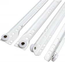 Laurey 10514 - White Bottom Mount Euro - Drawer Slide - 14 14 Inch, 