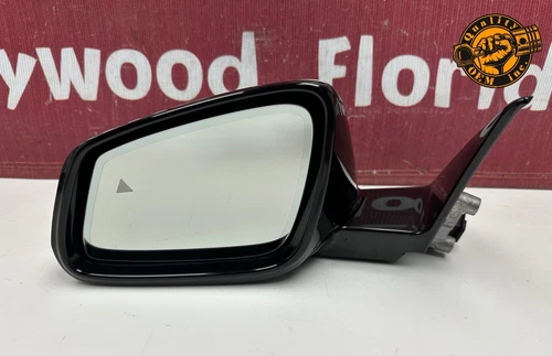 2019-2025 BMW Z4 G29 LEFT SIDE DOOR REAR VIEW MIRROR W/ BLIND SPOT GRAY OEM 8kmi