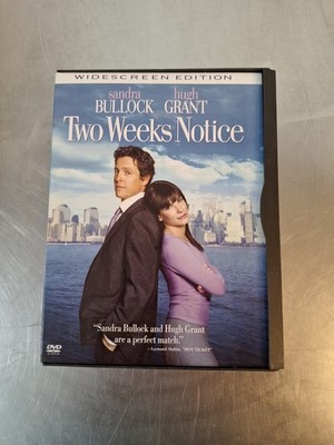 Two Weeks Notice (DVD, 2003, Full Frame)