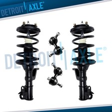 4pc Front Struts W Coil Spring Sway Bar Links Kit For 2003-2011 Honda Element