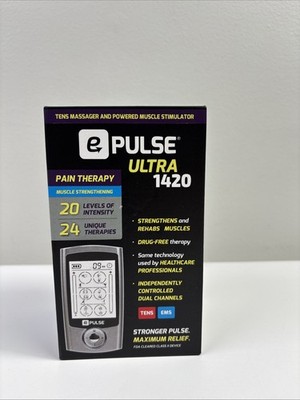 ePulse Ultra 1420 Tens Massager Powered Muscle Stimulator EMS open box