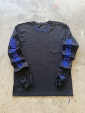 Chrome Hearts 1988 Black Blue Neck Spellout Long Sleeve