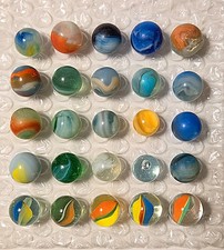 Vintage Marbles Mixed Lot of 25  20 