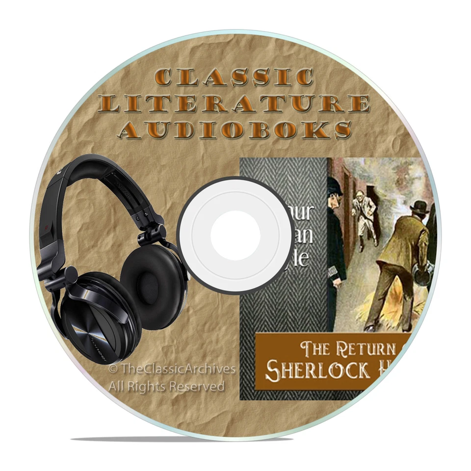 THE RETURN OF SHERLOCK HOLMES ARTHUR CONAN DOYLE CLASSIC AUDIOBOOK CD A25