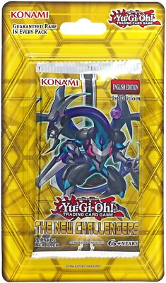 YuGiOh TCG The New Challengers Blister Booster Pack [9 Cards, 1st Edition] 