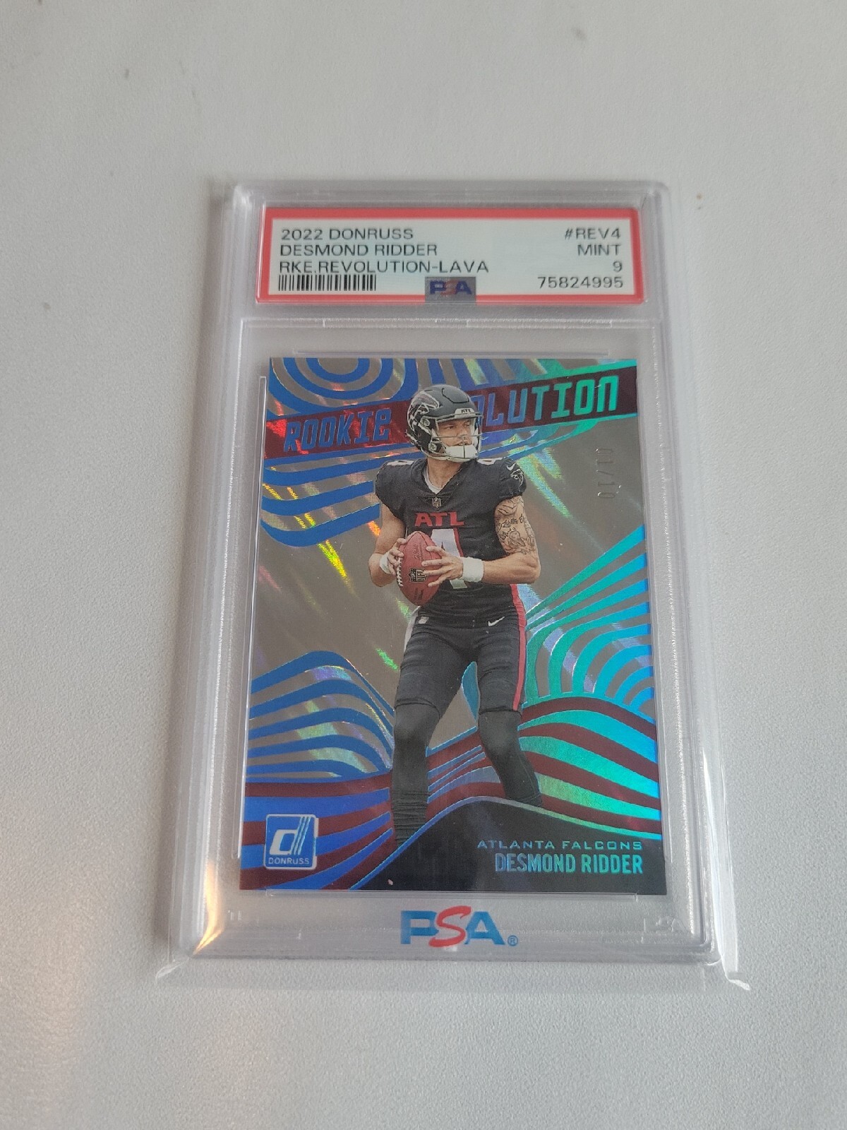 Desmond Ridder Panini Donruss Rookie Revolution #REV4 Lava