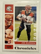 2020 Panini Chronicles Football Joe Burrow Rookie RC #19 Cincinnati Bengals