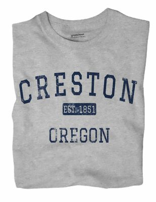 Creston Oregon OR T-Shirt Portland EST