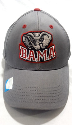 Alabama Crimson Tide ''BAMA'' Hat Captivating Headgear Cap Adjustable Gray NCAA