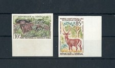 Senegal No. 234 + 238 (*) PERFORATED 10FR. + 85FR. ANIMALS 1960!!! (157842)