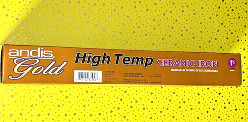 Andis Gold High Temp 1 1/2” MODEL 37550 Ceramic Iron *NEW VERY LOWEST eBAY PRICE - Picture 8 of 12