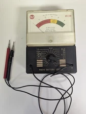 Vintage RCA WV-37b Radio Battery Tester (1959) - TESTED, WORKS