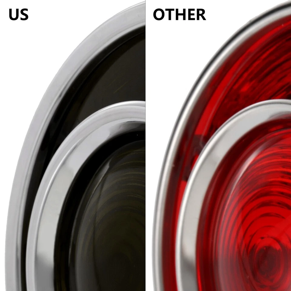 4x luces traseras de humo y luces de respaldo para Chevrolet Corvette C3 1975-1979 5,7 L V8 Foto 3 de 4