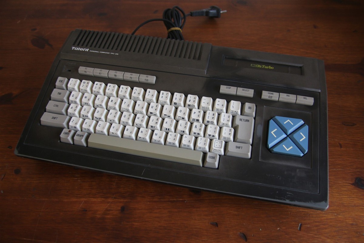 TALENT MSX2 MSX 2 Turbo TPC-310 Super RARE argentina AS-IS