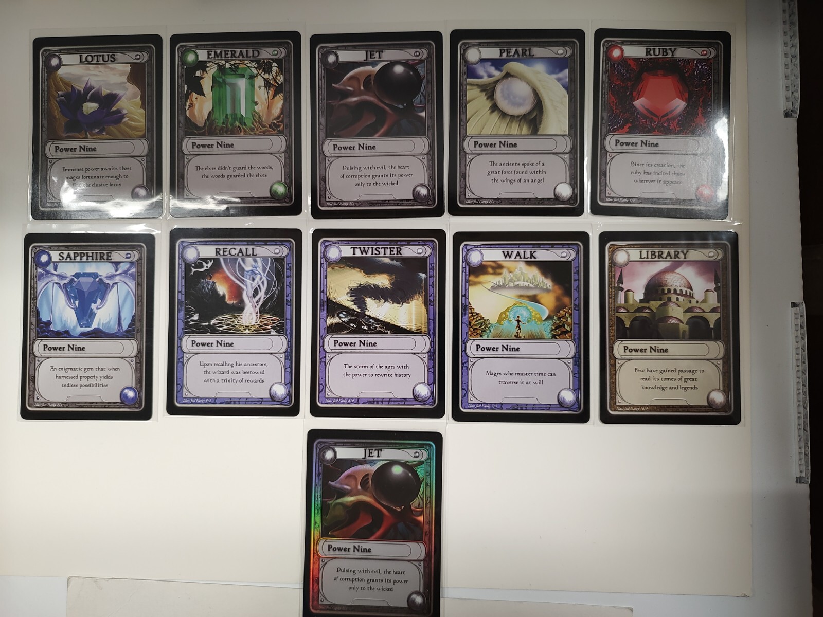 BLACK LOTUS POWER 9 NINE TOKENS GAMINGETC (11) FOIL LOT MAGIC THE GATHERING MTG view 8
