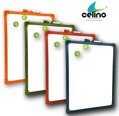 CELINO A3 Magnetic Whiteboard Dry Wipe Re-writable Pen Double Sided School/Home/Office