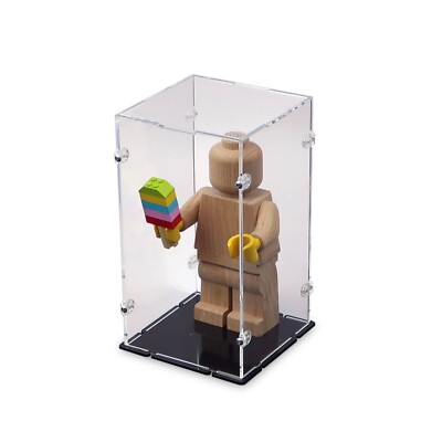 Acryl Vitrine für Lego 853967 Wooden Minifigur