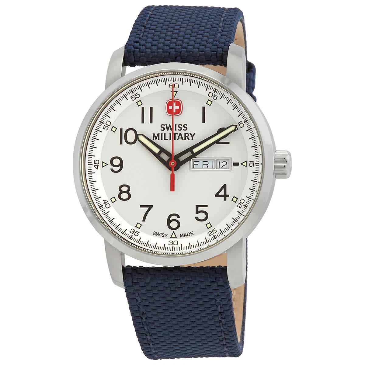 Swiss Military Attitude Quartz White Dial Men s Watch 01.1541.313