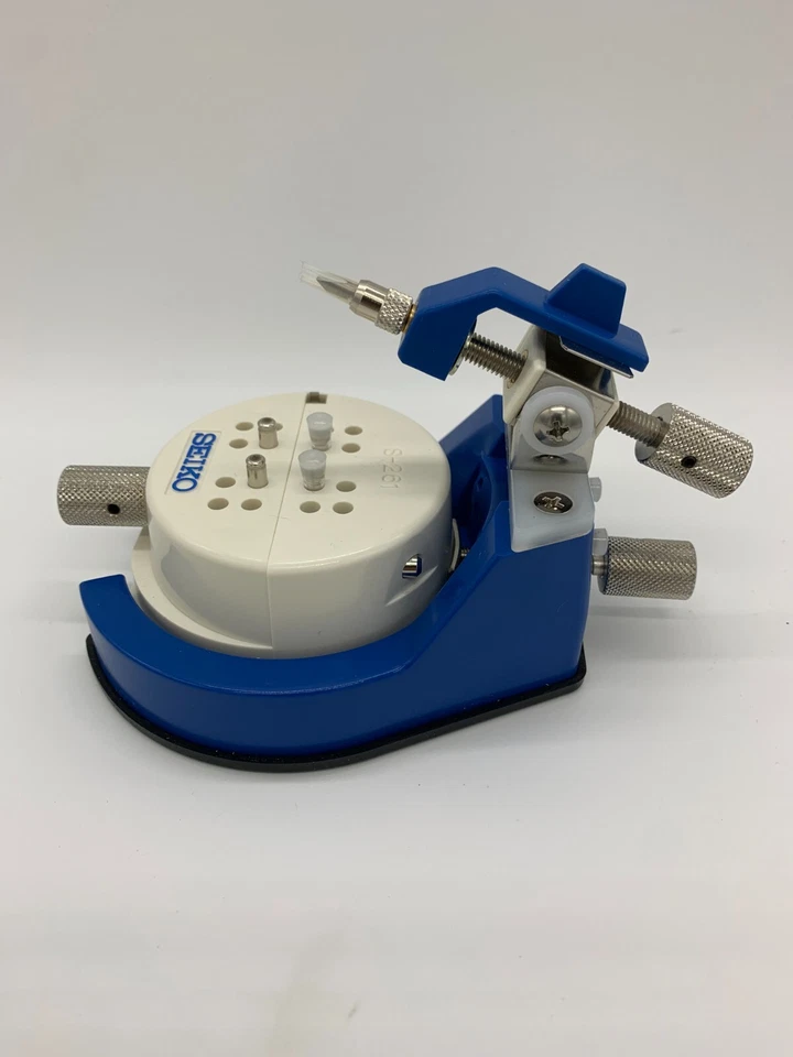 SEIKO SE-S-261 Easy Snap Case ferramenta abridor traseiro azul novo na caixa JAPÃO - Imagem 4 de 4