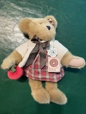 Boyds Bears Plush 12” Jointed Teachers Rule Bear New With Tags Intact Embroidery