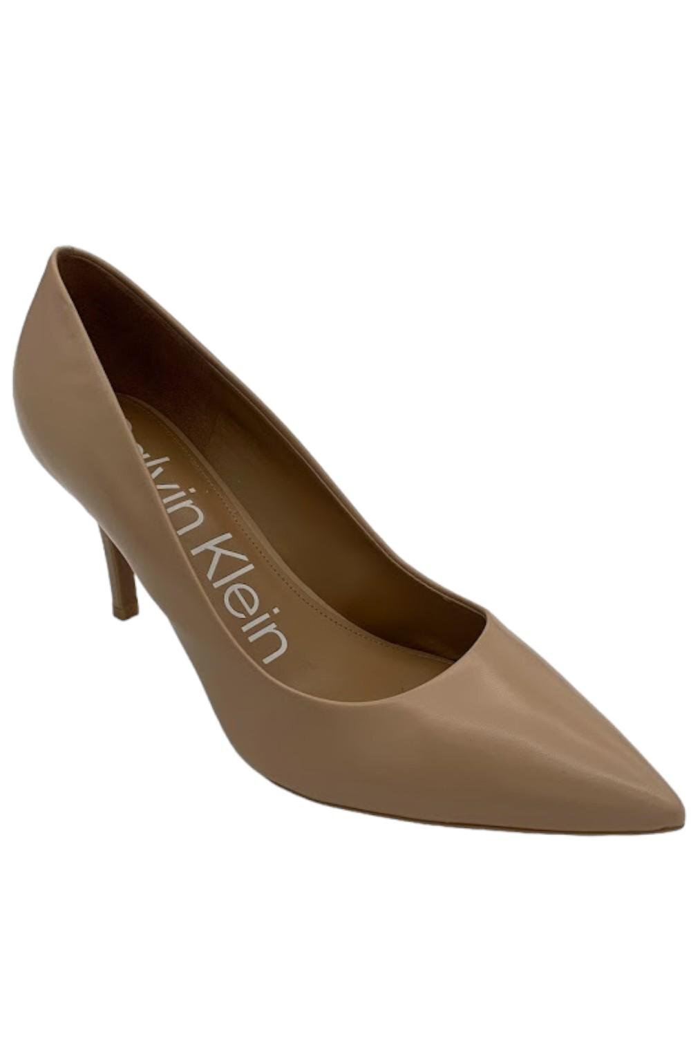 Туфли-лодочки Calvin Klein Gayle на высоком каблуке Легкие натуральные 9090₽