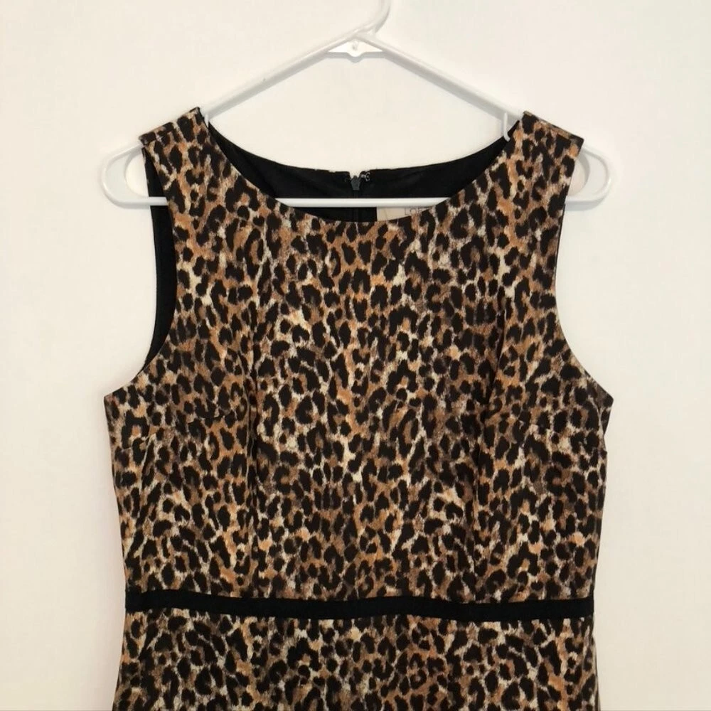 Ann taylor animal print dress sale