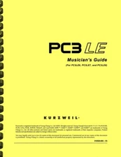 Kurzweil PC3LE6 PC3LE7 PC3LE8 Musician's Guide