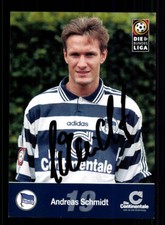 Andreas Schmidt Autogrammkarte Hertha BSC 1997-98 Original Signiert + A 184025
