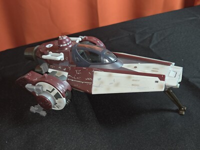 Star Wars V-Wing Fighter Ship 2007 Hasbro 72261 (Missing Parts). 