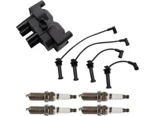 TRQ 81FD46C Ignition Coil Spark Plug and Wire Set Fits 2011-2013 Ford Fiesta
