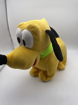 Disney Baby Pluto Walking Barking Tail Wagging Animated Pet Dog Plush Toy Pet