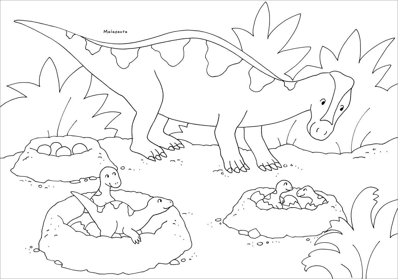 Thumbnail - Mein Schönstes Malbuch. Dinosaurier | Malen Für Kinder Ab 5 Jahren |