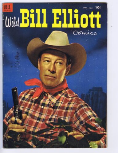Wild Bill Elliott #13 Dell 1954 in '' The Secret of Sourdough City '' - Picture 1 of 2