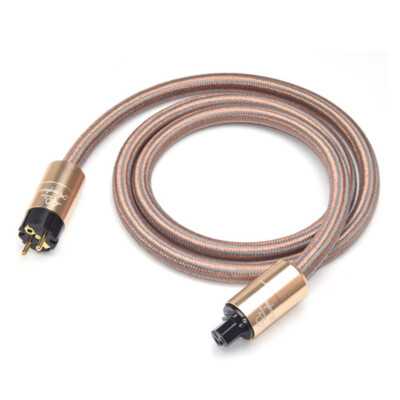 Accuphase EU Schuko Netzkabel 5N OFC Kupfer HIFI Audio Vergoldet Stromkabel