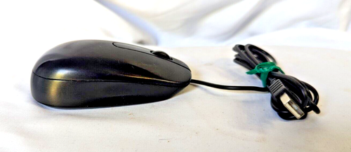 HP 672652-001 USB 2 Button Optical Mouse - Black - Picture 2 of 3