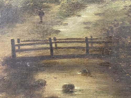 🔥 Fine Antique Old 19th c. English Impressionist Landscape Oil Painting, Webb - Picture 9 of 24