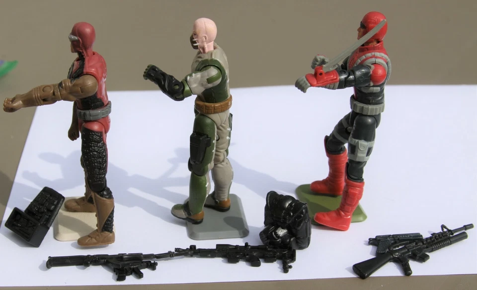 GI Joe DESERT COBRA CLAWS V3; COBRA SWAMP RAT V2; lote afeitadora claw v1 2004 Foto 2 de 4