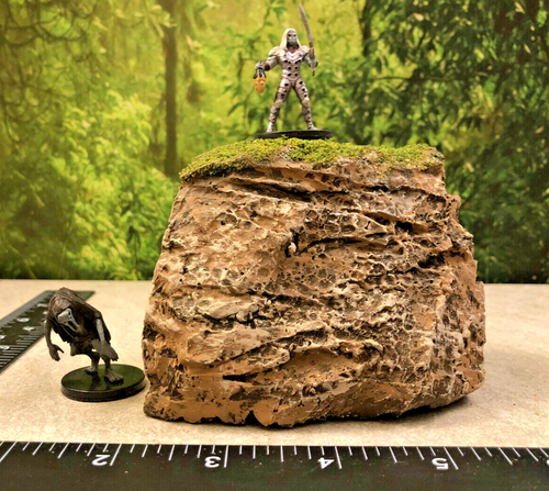 Wargaming Terrain SET OF 7 PAINTED Modular Mini Rocks D&D Pathfinder Warhammer - Picture 11 of 12