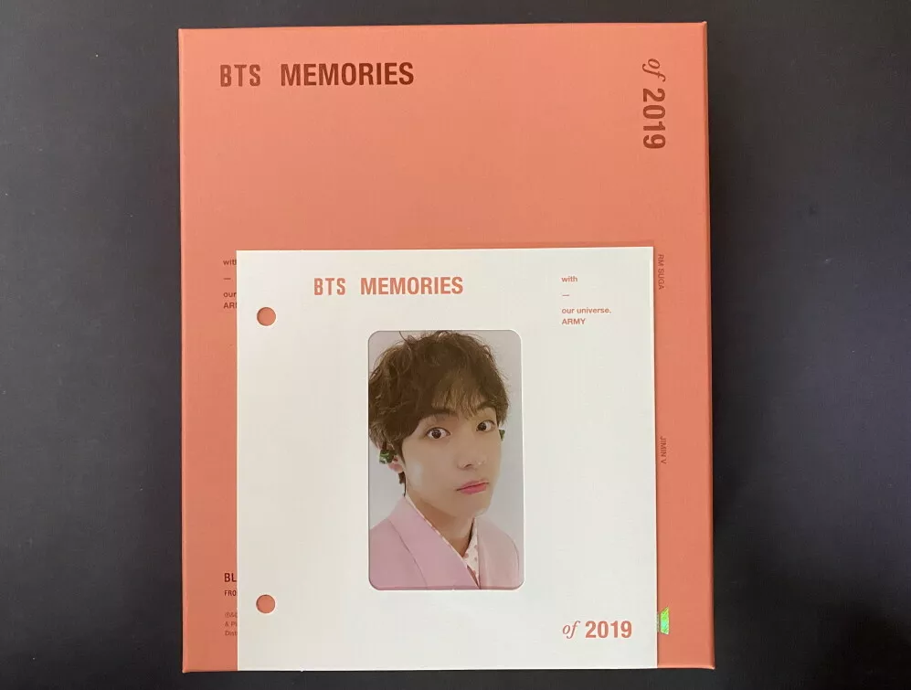 BTS-Memories Of 2019 BLU RAY FULL SET TAEHYUNG PHOTO CARD