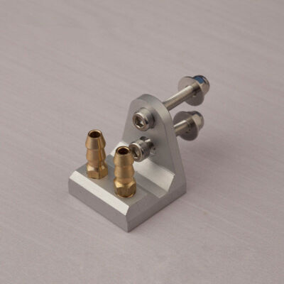 Aluminum Dual M5 Water Pick Up Flush Boat Stern Water Mouth for RC Boat