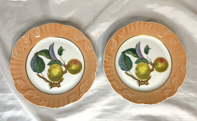 MOTTAHEDEH VA Summer Apples set of two 8'' salad luncheon dessert plates